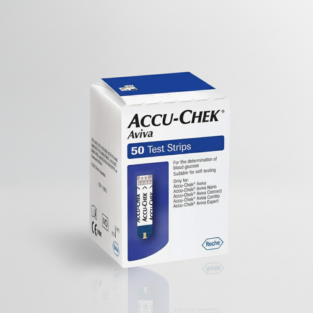 Accu-Chek Aviva Test Strip, Pack of 50