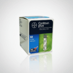 Bayer Contour PLUS Diabetic Blood Glucose Test Strips 50