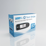 GlucoRx Q Blood Glucose Test Strips, 50-Count