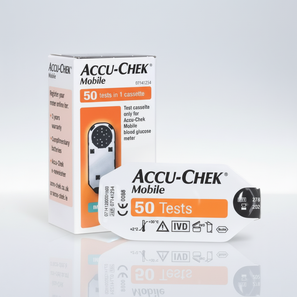 Accu-Chek 4026324 Mobile Test Cassette, 50 Test