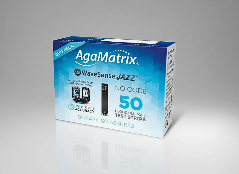 AgaMatrix WaveSense Jazz Duo - (2X25) 50 Test Strips
