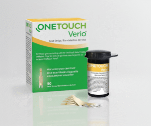 OneTouch Verio® Test Strips I 50 Tests I for Blood Glucose Monitoring with Diabetes